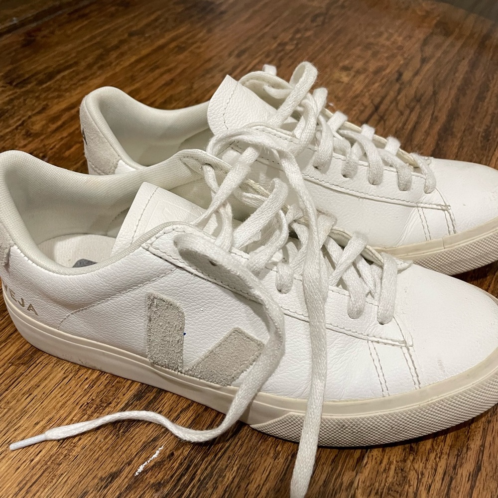 Veja sneakers white and tan size 40